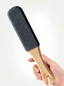 1pc Professional Pedicure Rasp Tool, Foot Cleaner Pedicure, Foot File Pumice Stone, For Dead Skin Crack Heels, Beech Wood Foot File Rasp, Callus Remover, Foot Scrubber, Pedicure Tool, Professional Pedicure Supplies, Removes Dead Skin & Calluses, Foot Care Foot, Rasp Massage, For Men And Women.