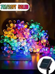 20/50/100 LED 太阳能灯串 - 户外太阳能灯串，适用于花园和庭院围栏、圣诞树装饰、8 种照明模式、IP65 防水、具有童话般的照明环境 - 防风、节能、易于安装，适用于婚礼、派对、家庭、草坪、万圣节、圣诞节和节日装饰（暖白/白色/彩色/紫色）