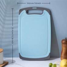 1 片双面砧板 抗菌防霉 家用辅助食品砧板 水果砧板 粘性厨房砧板 刀板 烹饪用具