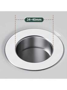 Anti Odor Core 304 Stainless Steel Bouncing Core Basin Sink Anti Clogging Floor Drain Net Toilet Sewer Press Filter Screen