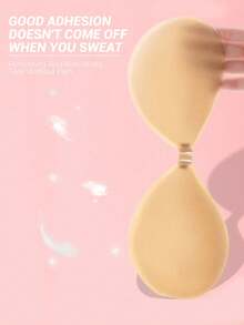 2 双装女士粘合硅胶隐形聚拢无肩带文胸 | 即时丰胸，适合穿着露背晚礼服和特殊场合 - 彩色 - 查看 5