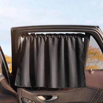 Suction Cup Curtain In The Car Window Sunshade Cover Cartoon Universal Side Window Sunshade UV