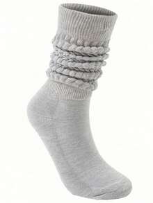 1/3 pares de calcetines para mujer, calcetines de equipo minimalistas en negro, blanco y gris como regalo de Navidad - Multicolor - Ver 4