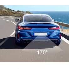 1 szt. Uniwersalna kamera samochodowa z tyłu samochodu, wisząca, wodoodporna, o wysokiej rozdzielczości, wodoodporna, szerokokątna, tylna kamera