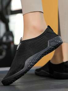 Outdoor Wadensandalen, schnell trocknende Aquaschuhe, geeignet für Strand, Fluss, Schwimmen - Schwarz - Übersicht 4