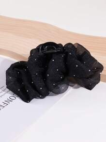 1pc Glittery Oversized Bowknot Hair Claw Clip Elegant