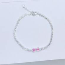 1 Pulsera de mujer con diamantes de imitación a la moda, adecuada para el uso diario, el regalo perfecto para el Día de San Valentín de la persona talla grande importante de su vida - Serie completa de pulseras de diamantes. - Ver 17