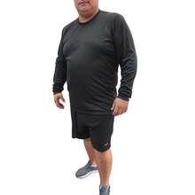 Kit 4 T-Shirt Plus Size UV Protection Long Sleeve Anti-Odor