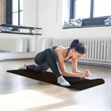 Local Delivery 7-Piece Yoga Equipment Set With Multiple Colors - Yoga Mat With Carrying Strap, 2 Yoga Blocks, Yoga Mat Towel, Yoga Hand Towel, Yoga Strap And Yoga Knee Pad - 黑色 - 查看 5