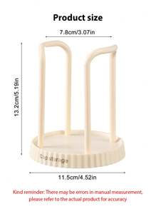 1 stuk plastic bekerdispenser voor thuis en op kantoor, bekerhouder voor op het aanrecht in de badkamer, organizer voor wegwerpbekers, bekerhouder voor op tafel in bar en café