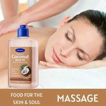 1瓶260毫升椰子身体油，舒缓按摩油，滋养、柔嫩、修复肌肤，温和去角质，快速吸收，保湿，告别干燥粗糙，提升肌肤光泽，令肌肤光滑柔嫩，放松身心，带来愉悦体验，轻盈不油腻，男女皆宜。 - 彩色 - 查看 7