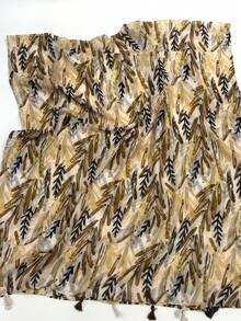 Khăn choàng tua rua thoáng khí mới, khăn quàng cổ phong cách thanh lịch thời trang dành cho nữ bằng lụa, khăn quàng cổ dài màu sắc tươi sáng dùng để chống nắng ngoài trời, khăn choàng đi biển, khăn trùm đầu đa năng, mùa xuân/hè - Nhiều màu - Xem 9