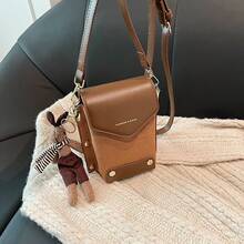 Women Shoulder Bags - 咖色五掛件 - 查看 8