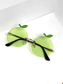 decorativas con forma de naranja, diseño de fruta, con accesorios de metal, adecuadas para mujeres con forma asimétrica