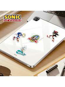 Sega 50pcs  Officially Licensed Series Stickers Miles Prower Amy Rose The Echidna Computer Mug Luggage Decoration Stickers Halloween Christmas Birthday Best Gift Mom And Friend Anniversary Gifts - Multicolor - View 8
