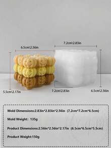 Moldes de 1/3 calabaza y moldes de fantasma, molde de silicona para hacer velas aromáticas de Halloween, molde DIY artesanal de decoración de calabaza y fantasma, molde de yeso - Blanco - Ver 13