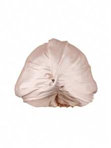 Living And Home Double-Layer Mulberry Silk Sleep Cap (Adjustable) - Hair Protection For Women - Pink - View 7