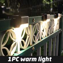 4 pièces Lumières de style phare alimentées par énergie solaire - lumière chaude, étanches, lumières de nuit pour extérieurs, jardins, escaliers et clôtures