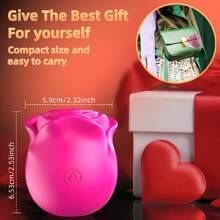 1pc Sex Toys Vibrator For Women Rose Sucking Vibrator Clitoral Nipple Stimulator With Suctions,G-Spot Dildo Vibrators Rose Sucker,Personal Massager For Women Female Couples Adult Sex Toy Games,Anal Sex Toy Clitoral Nipple Licker For Woman Man Couples