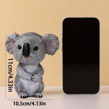 1pc Creative Koala Eyeglasses Stand Decor, Home Office Desk Bedroom Ornament, Cute Storage Rack Gift