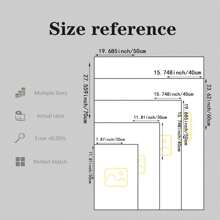 1 Custom Photo Mural Personalized Home & Office Decoration For Bedroom, Living Room, Dining Room, Seasonal Display, Family Portrait Art Family Portrait Anime Game Durable Canvas Material Canvas Frameless Painting, Autumn Home Refresh, Scandinavian Cozy Home, Warm Ambience