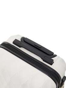 Living And Home 20-Inch ABS Hardshell Suitcase (35*20*58cm) - Scratch-Resistant With Combination Lock - White 35cm W x 20cm D x 58cm H - 查看 8