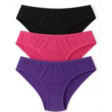 Kit Calcinhas Feminina Microfibra Tanga CONFORT REF 040 - Multicolorido - Visão 7