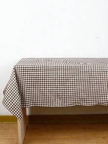 1 件轻质、透气、可重复使用的格子桌布，适用于餐厅、客厅、野餐、家庭日常使用、派对、春夏季
