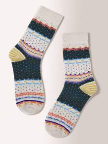 1 Pair Solid Color Versatile Socks, Breathable, Comfortable, Absorbent Short Socks Suitable For Daily Wear, Sports, Office, Casual Style, All Seasons