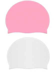 1 Pack Silicone Swim Cap Waterproof Non-Slip Comfortable Swim Cap High Elastic Swim Cap Unisex Swimming Equipment, Beach Essentials, Beach Accessories, Pool Float - Multicolor - View 23