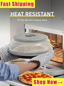 Silicone Microwave Splatter Cover, Microwave Cover For Food Fruit Drainer, Microwave Food Cover, Microwave Plate Cover, Microwave Lid, Kitchen Essentials, Dishwasher Safe Silicone Microwave Splatter Cover High Temperature Resistant Foldable