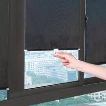 Parasole termico facile da installare senza fori - con ventose, estendibile per finestre in vetro di cucina, balcone e soggiorno