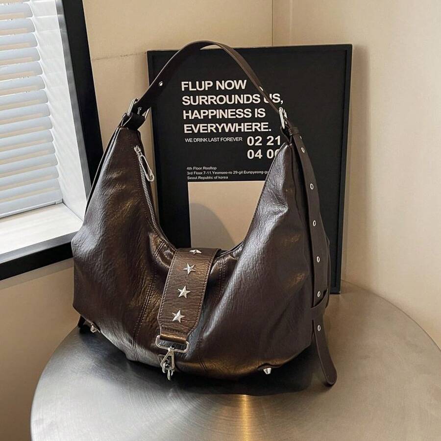 Women Shoulder Bags - 咖啡 - 查看 1