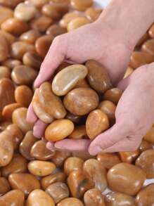 Pebles decorativos blancos adecuados para jardines y hogares - Piedra natural pulida de 2-3cm, adecuados como macetas de flores, jarrones, acuarios, peceras y decoraciones navideñas para interiores y exteriores. Muy adecuadoscomo piedra pavimentada para terrazas, balcones y jardines de patios.