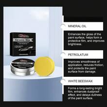 Car Care Wax - Brightens Paint, Anti-Pollution, Anti-Oxidation, Easy-To-Use, Polishing, Maintenance, Scratch Repair - Multicolor - View 6