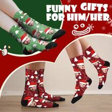 Personalised Gifts, Christmas Tree Socks, Personalised Gifts For Boy And Girl - Multicolor - View 6