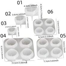 DIY 水晶树脂草莓吊坠硅胶模具，4 件蜡烛草莓石膏模具，适用于蜡烛制作 - 白色 - 查看 9