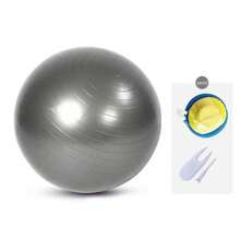 Bóng tập Yoga chống vỡ cao cấp 55cm-65cm-75cm-85cm - Cải thiện sức mạnh cốt lõi, phục hồi chức năng sau sinh và rèn luyện thể lực. Thiết kế dày, bền, chống vỡ cho việc tập luyện (Bao gồm bơm) - Nhiều màu - Xem 14