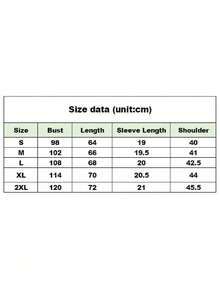 Cartoon Image Short Sleeve Round Neck T-Shirt, Casual And Fashionable Short Sleeve T-Shirt, Micro Elastic, Opaque, Easy Care Material, Perfect For Everyday Wear, Ladies T-Shirt - 黑色 - 查看 6