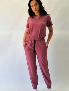 Scrub Sets - Rusty Rose - View 4