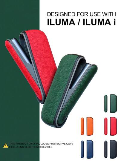 Projetado Para Iqos Iluma Capa De Proteção Contra Quedas Adequada Para Iqos Iluma I Capa Protetora Para Decoração, Acessórios De Moda, Presente De Pu, Totalmente Protegida, Absorvente De Choque, Antiderrapante Presente, Totalmente Protegida, Absorvente De Choque, Antiderrapante