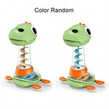 Douche avec dinosaure tournoyant sous cascade, jouets de bain éclaboussant de l'eau pour tout-petits de 18+ mois, fille ou garçon, jouets de bain pour bébé, dinosaure de salle de bain durable pour bébé