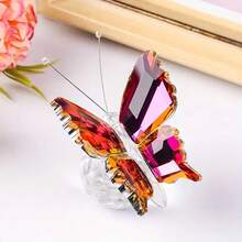 1 Piece Crystal Flying Butterfly With Crystal Ball Base Figurine Collection Cut Glass Ornament Statue Animal Collectible - 1 Piece - View 24
