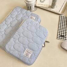 1PC Cute Cloud Embroidered IPad Tablet Bag Ins11/13/15 Inch Laptop Storage Bag