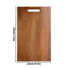 1pc Premium Wooden Cutting Board, Suitable For Meat, Cheese, Bread, Vegetables And Fruits, An Ideal Kitchen Gadget, Great Gift For Father's Day, Mother's Day, Wedding Season And Birthday Parties