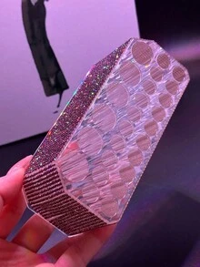 1pc Rhinestone 26-Hole Acrylic Transparent Nail Art Organizer Holder - Multicolor - View 10