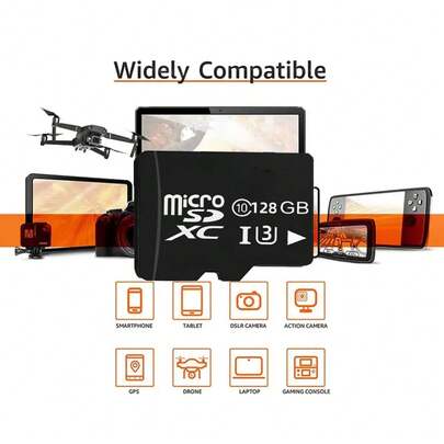  Biyetimi C10 U3 Micro SD 卡内存卡 TF 闪存卡 32GB 64GB 128GB 适用于相机/安卓手机/电脑耳机扬声器高清摄像头