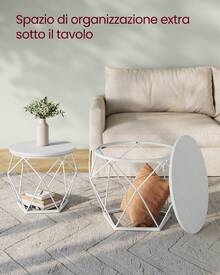 Tavolini - Bianco - Visualizzare 3