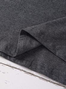 女士夏季休闲圆领短袖图案T恤，万圣节主题