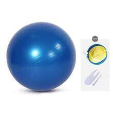 Bóng tập Yoga chống vỡ cao cấp 55cm-65cm-75cm-85cm - Cải thiện sức mạnh cốt lõi, phục hồi chức năng sau sinh và rèn luyện thể lực. Thiết kế dày, bền, chống vỡ cho việc tập luyện (Bao gồm bơm) - Nhiều màu - Xem 10